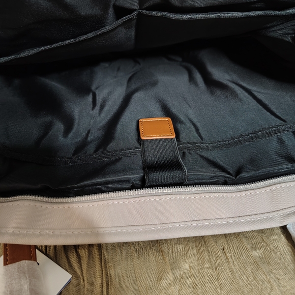 Prite Cream Laptop Tote Bag for Women Shoulder Bag Waterproof 11.8"X14 6"X3.5" - Picture 12 of 13